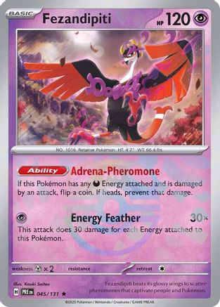 Fezandipiti (Master Ball Pattern) 045/131  - Holofoil SV Prismatic Evolutions
