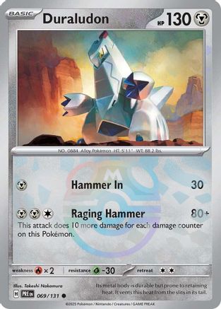 Duraludon (Master Ball Pattern) 069/131 - Holofoil SV Prismatic Evolutions