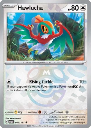 Hawlucha (Master Ball Pattern) 089/131 - Holofoil SV Prismatic Evolutions