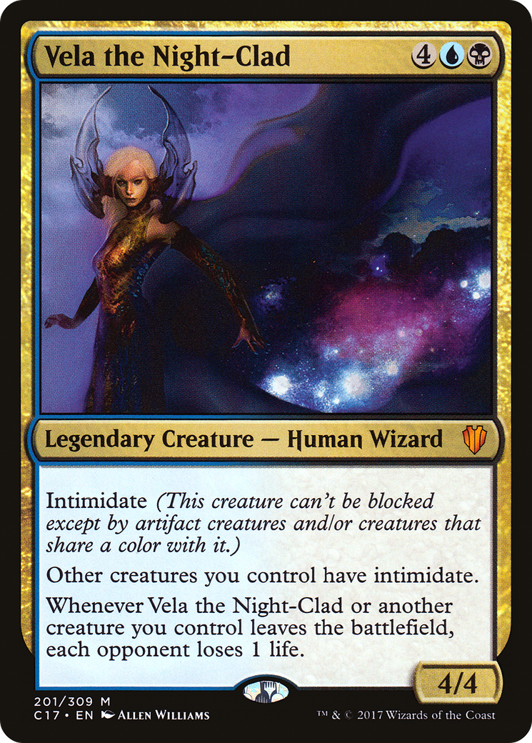 Vela the Night-Clad (C17-201)  - Commander 2017