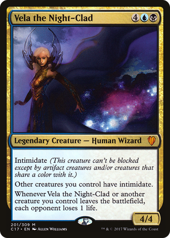 Vela the Night-Clad (C17-201)  - Commander 2017