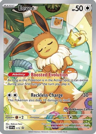 Eevee 173  - Holofoil SV Scarlet & Violet Promo Cards - Pokemon Center - Promo