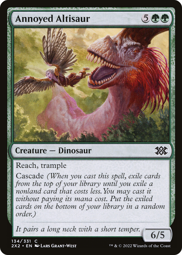 Annoyed Altisaur (2X2-134)  Foil - Double Masters 2022