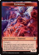 Elemental // Human (0014) Double-Sided Token (INR-13 // 14)  Foil - Innistrad Remastered
