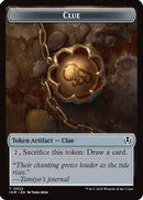 Clue // Eldrazi Horror Double-Sided Token (INR-22 // 1)  - Innistrad Remastered