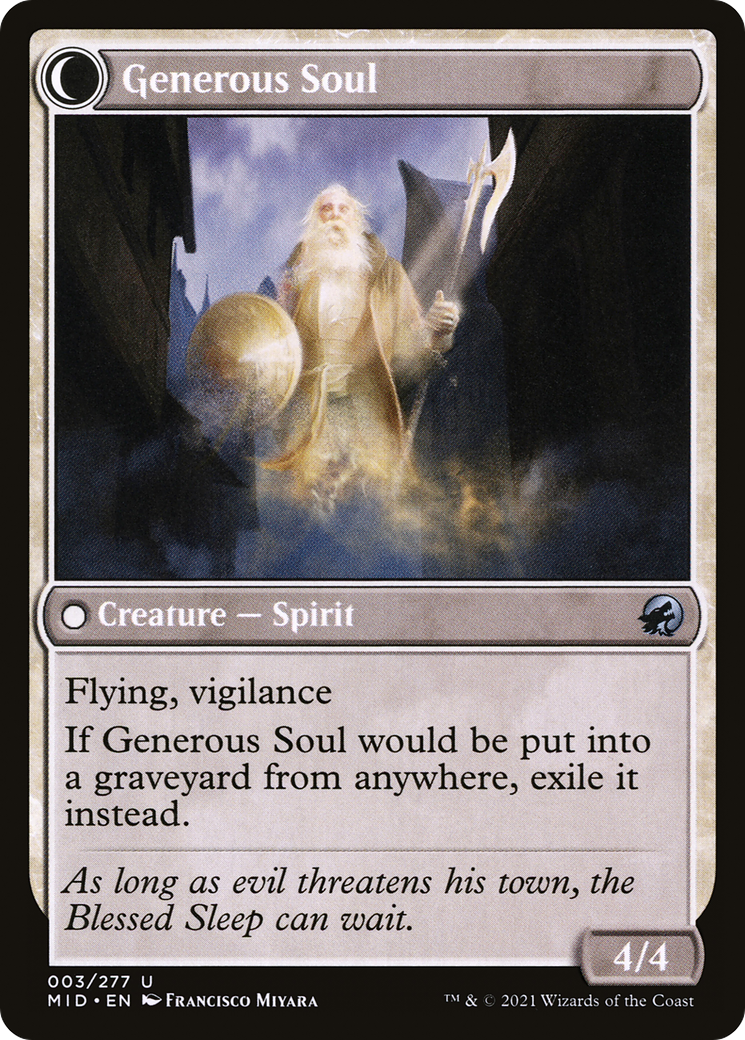 Beloved Beggar (MID-003)  - Innistrad: Midnight Hunt: (Double Faced Transform)