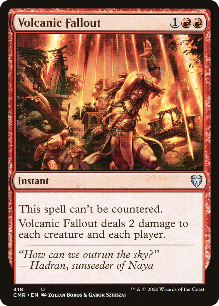 Volcanic Fallout (CMR-418)  - Commander Legends