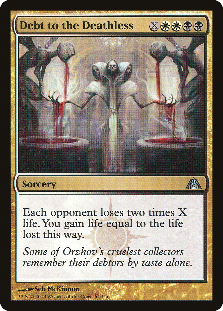 Debt to the Deathless (DGM-064)  Foil - Dragon's Maze