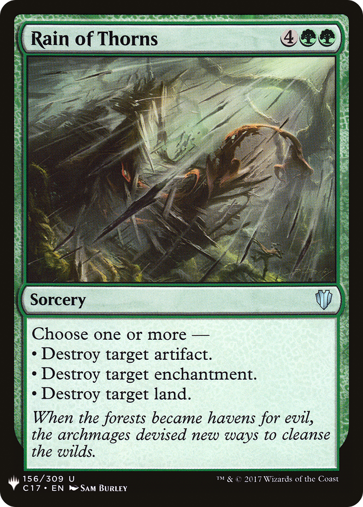 Rain of Thorns (LIST-156)  - The List