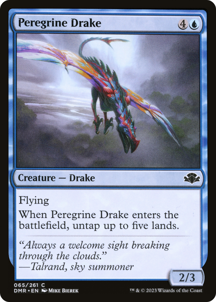 Peregrine Drake (DMR-065)  Foil - Dominaria Remastered