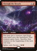 Through the Breach (UMA:BT-U15)  Foil - Ultimate Box Topper: (Extended Art)