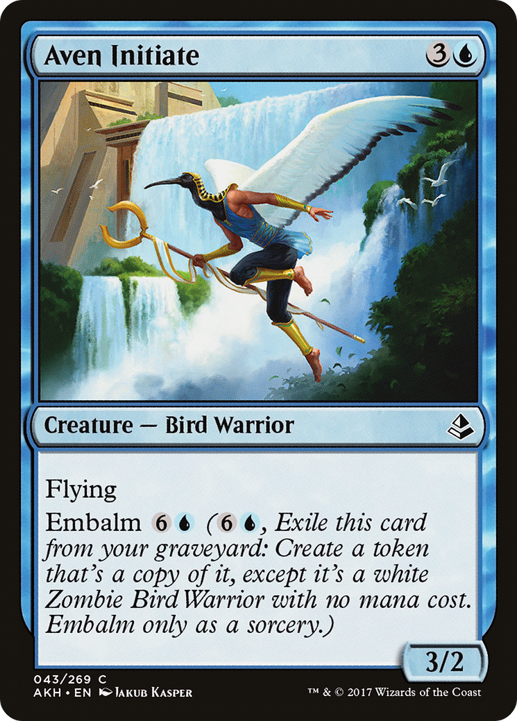 Aven Initiate (AKH-043)  Foil - Amonkhet