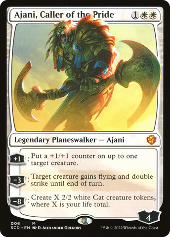 Ajani, Caller of the Pride (SCD-006)  - Starter Commander Decks