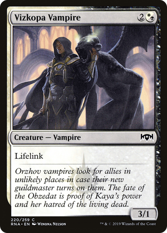 Vizkopa Vampire (RNA-220)  Foil - Ravnica Allegiance