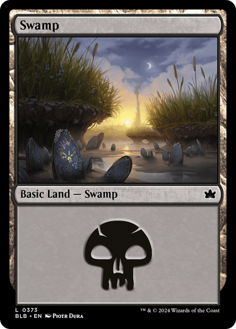 Swamp (0373) (BLB-373) - Bloomburrow Foil
