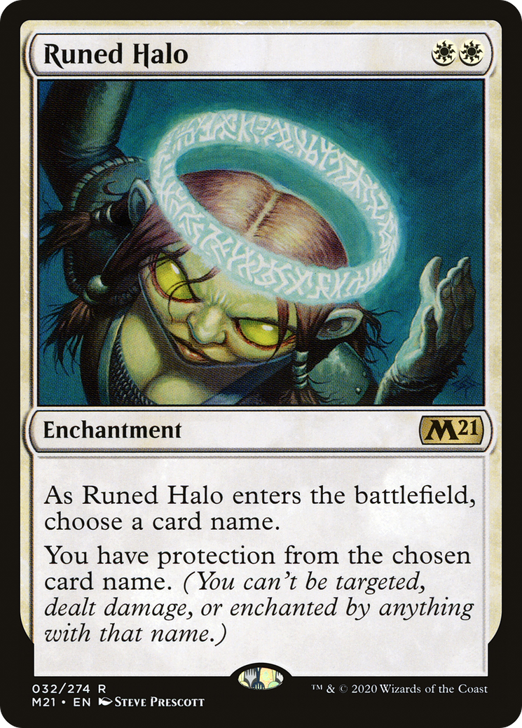 Runed Halo (M21-032)  Foil - Core Set 2021