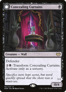 Concealing Curtains (VOW-101)  Foil - Innistrad: Crimson Vow: (Double Faced Transform)