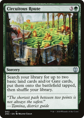 Circuitous Route (ZNC-062)  - Zendikar Rising Commander