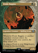 Frodo Baggins (Showcase) (Surge Foil) (LTR-812)  Foil - The Lord of the Rings: Tales of Middle-earth: (Showcase) (Borderless)