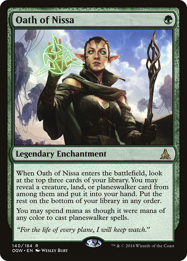 Oath of Nissa (OGW-140)  Foil - Oath of the Gatewatch