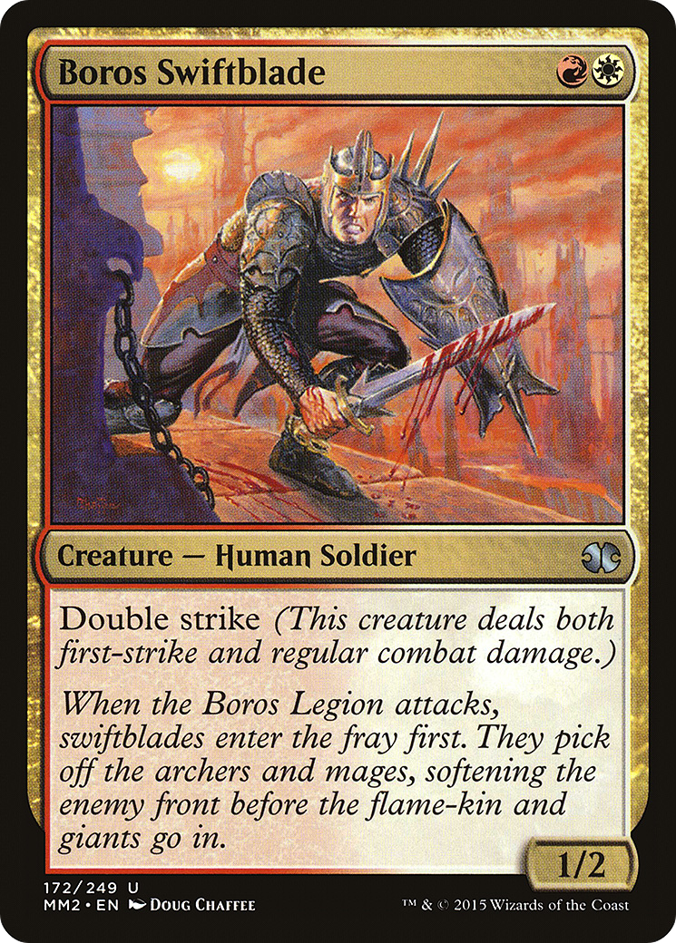 Boros Swiftblade (MM2-172)  Foil - Modern Masters 2015