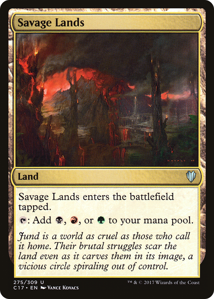 Savage Lands (C17-275)  - Commander 2017