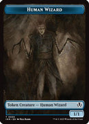 Human Wizard // Emblem - Jace, Unraveler of Secrets Double-Sided Token (INR-5 // 25)  Foil - Innistrad Remastered
