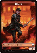 Human (0014) // Emblem - Chandra, Dressed to Kill Double-Sided Token (INR-14 // 24)  - Innistrad Remastered