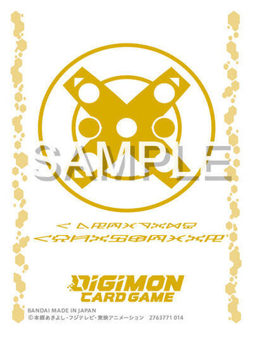 Digimon Official Card Sleeves 2025 (Yellow and White)