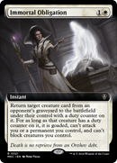 Immortal Obligation (Extended Art) (MKC-321)  - Murders at Karlov Manor Commander: (Extended Art)