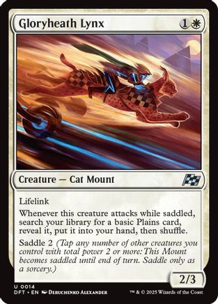 Gloryheath Lynx (DFT-014)  Foil - Aetherdrift