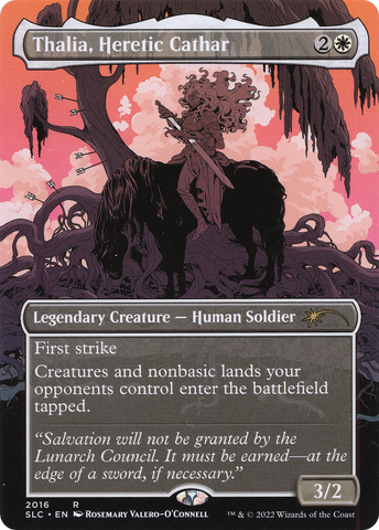 Thalia, Heretic Cathar (SLC-2016)  - Secret Lair Countdown Kit (Borderless)