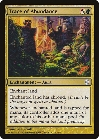 Trace of Abundance (ARB-142)  Foil - Alara Reborn