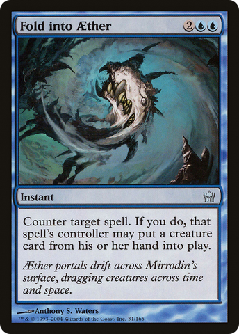 Fold into Aether (5DN-031)  Foil - Fifth Dawn