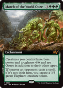 March of the World Ooze (Extended Art) (DFT-388)  - Aetherdrift: (enchantment, Extended Art)