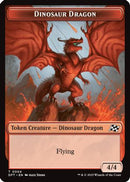 Dinosaur Dragon // Treasure Double-Sided Token (DFT-4 // 11)  - Aetherdrift
