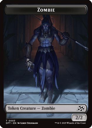 Zombie (0003) // Pilot Double-Sided Token (DFT-3 // 1)  - Aetherdrift