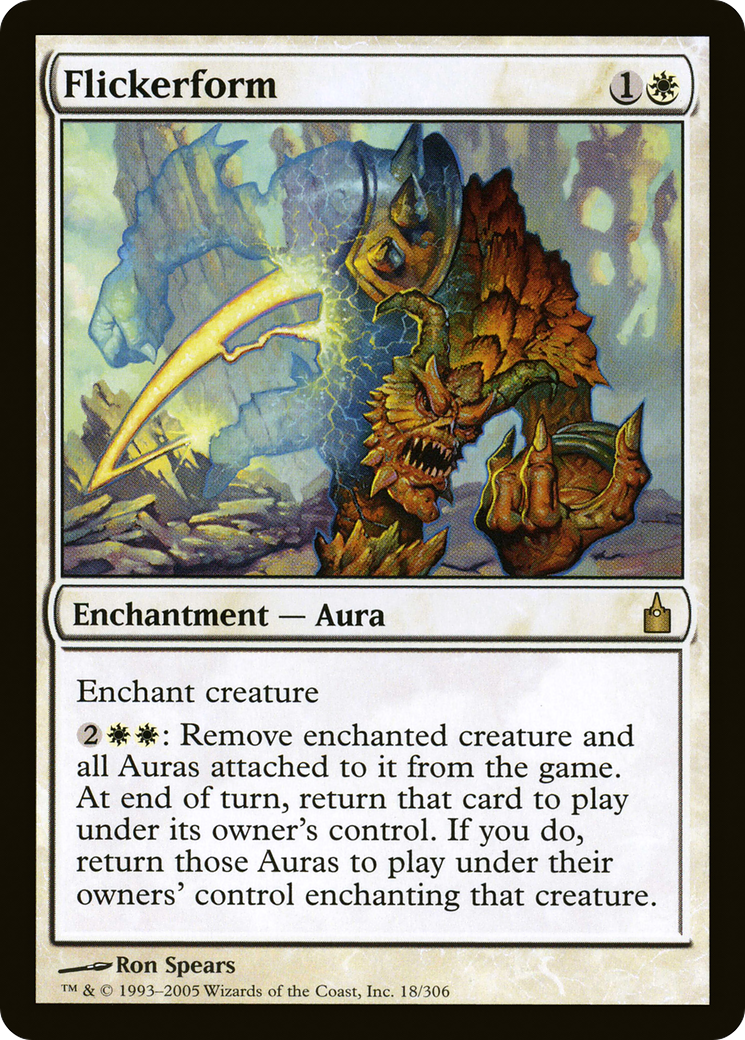 Flickerform (RAV-018)  Foil - Ravnica: City of Guilds