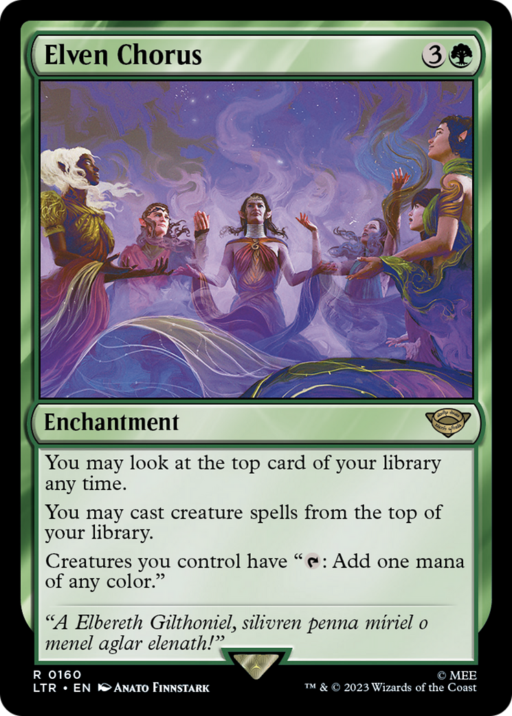 Elven Chorus (LTR-160)  - The Lord of the Rings: Tales of Middle-earth