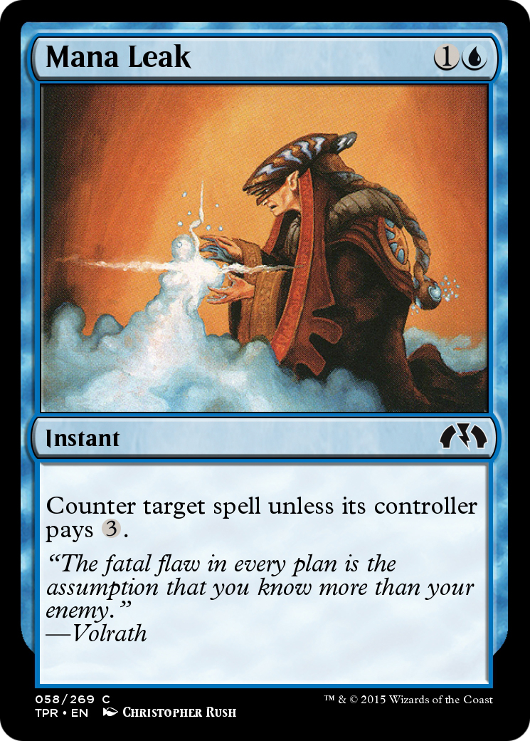 Mana Leak (TPR-058)  - Tempest Remastered