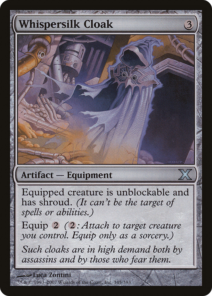 Whispersilk Cloak (10E-345)  - Tenth Edition