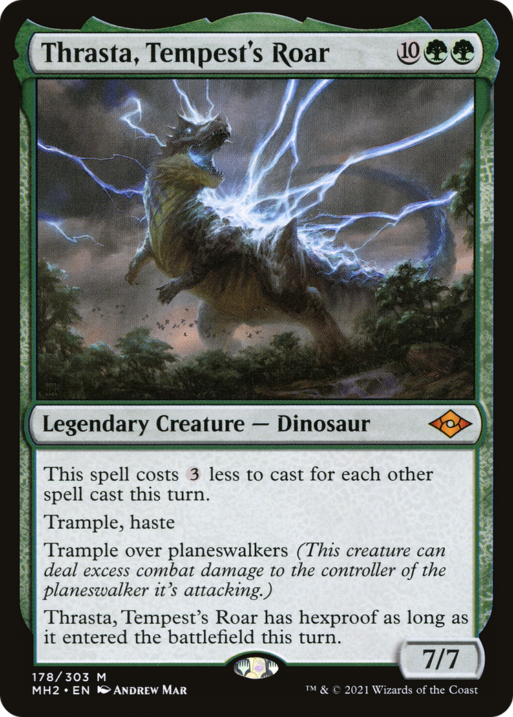 Thrasta, Tempest's Roar (MH2-178)  Foil - Modern Horizons 2
