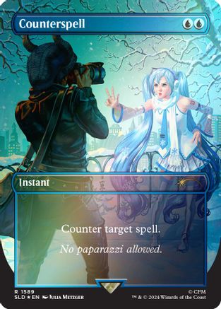 Counterspell (1589) (Rainbow Foil) (SLD-1589)  Foil - Secret Lair Drop Series