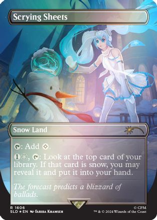 Scrying Sheets (Rainbow Foil) (SLD-1606)  Foil - Secret Lair Drop Series