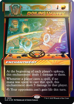 Roiling Vortex (Rainbow Foil) (SLD-1958)  Foil - Secret Lair Drop Series