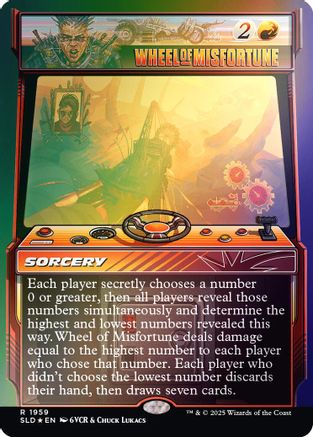 Wheel of Misfortune (1959) (Rainbow Foil) (SLD-1959)  Foil - Secret Lair Drop Series