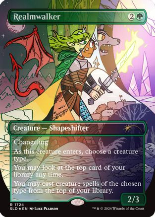 Realmwalker (Rainbow Foil) (SLD-1724)  Foil - Secret Lair Drop Series