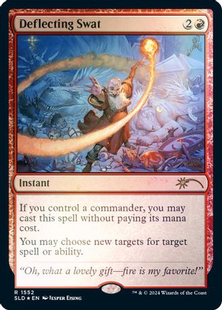Deflecting Swat (Rainbow Foil) (SLD-1552)  Foil - Secret Lair Drop Series