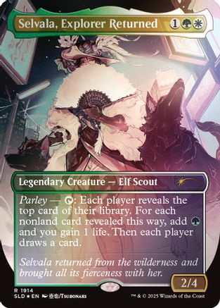 Selvala, Explorer Returned (Rainbow Foil) (SLD-1914)  Foil - Secret Lair Drop Series