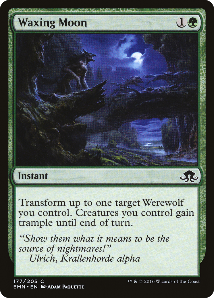 Waxing Moon (EMN-177)  Foil - Eldritch Moon